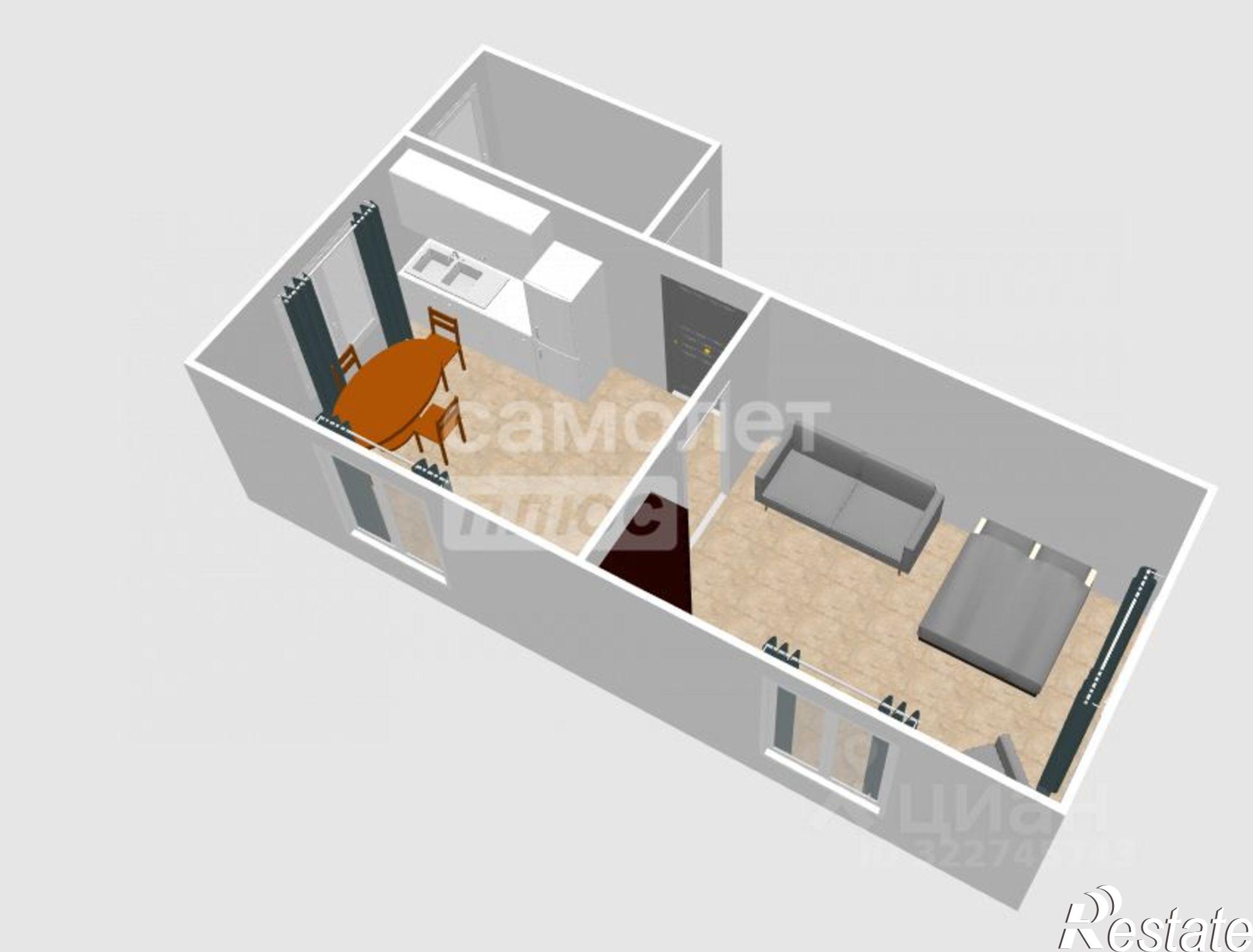 Купить квартиру за 1 600 000 рублей на Смоленский район, Смоленское с.