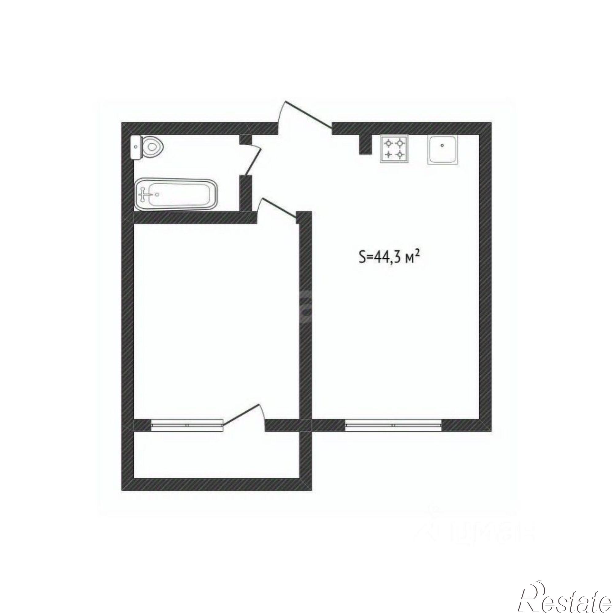 Купить квартиру за 7 100 000 рублей на Бийская улица, 15/1