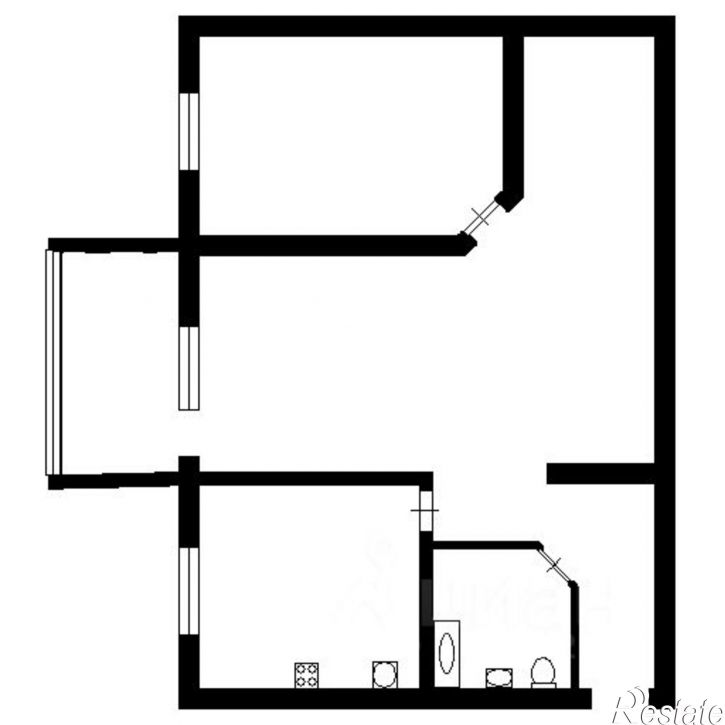 2-комн квартира Комсомольская улица, 69,  д. 69