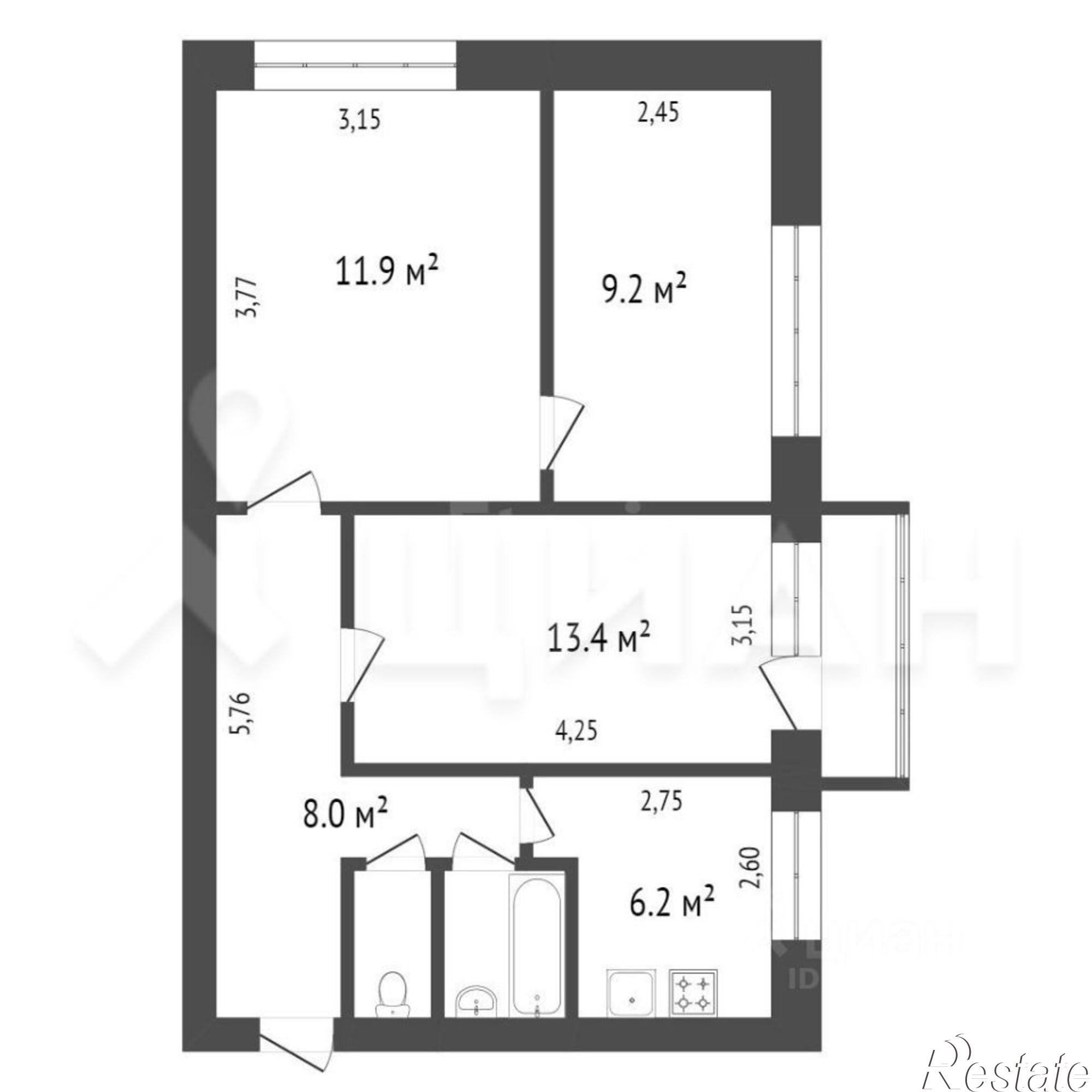 Купить квартиру за 5 300 000 рублей на Бийск, улица Льнокомбинат, 15В