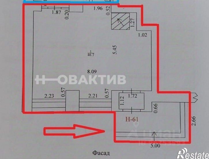 Торговое помещение город Бийск, улица Советская