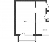 1-комн, 32кв м, этаж 3/5 ул Льнокомбинат, 11/1