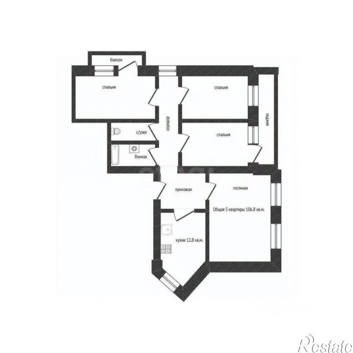 4-комн квартира ул Школьная, 24а,  д. 24а