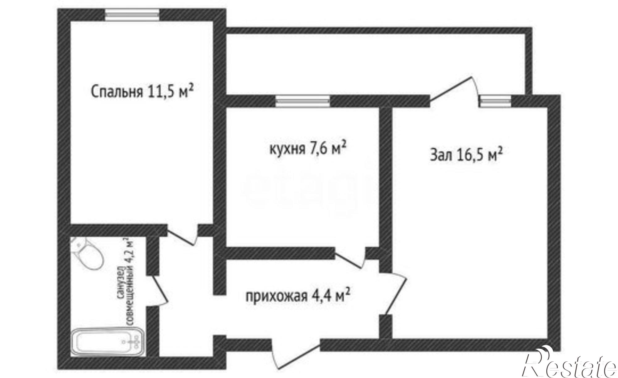 Купить квартиру за 7 200 000 рублей на улица Академика Мясникова, 14