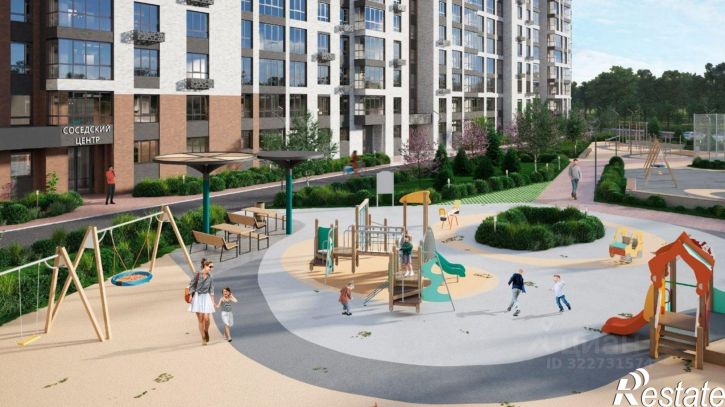 1-комн квартира в новом доме Просторная улица, 390к2