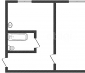 1-комн, 31кв м, этаж 3/5 Советская улица, 52
