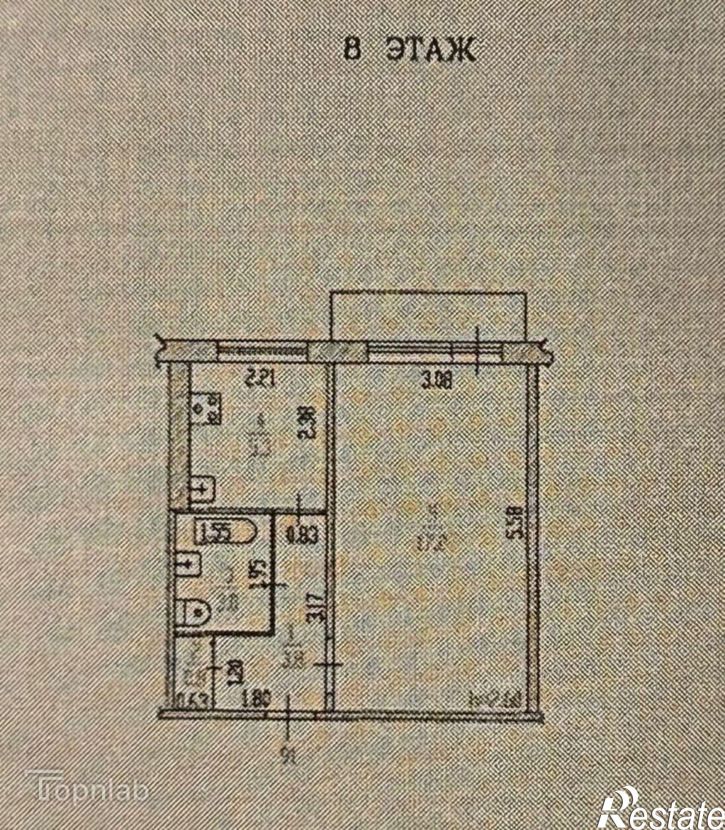 1-комн квартира Барнаул г., Индустриальный