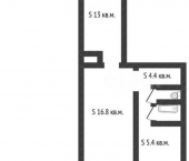 2-комн, 43кв м, этаж 4/5 Советская улица, 6/1