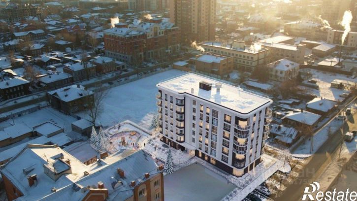 3-комн квартира в новом доме Барнаул, Пролетарская улица