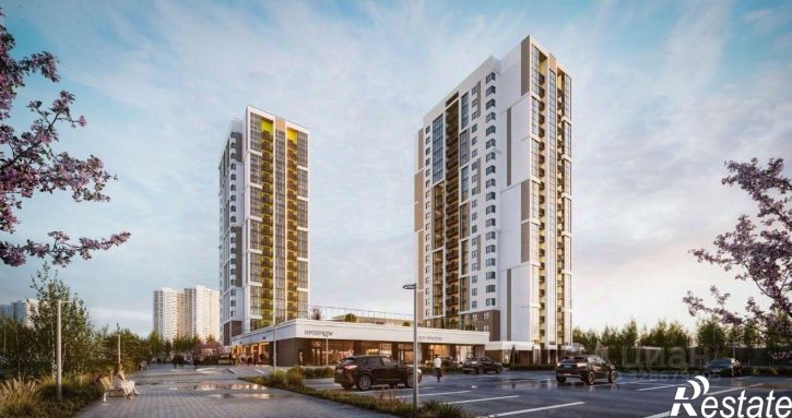 1-комн квартира в новом доме Барнаул, улица Малахова, 155к1