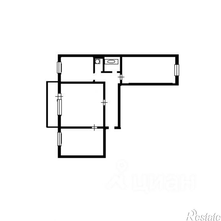 3-комн квартира ул 7 микрорайон, 22,  д. 22