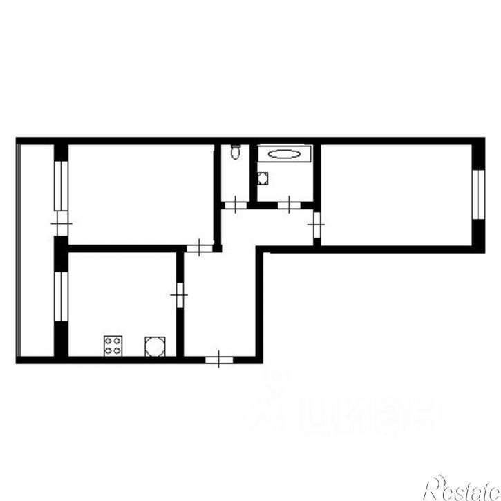 2-комн квартира А кв-л, 26,  д. 26