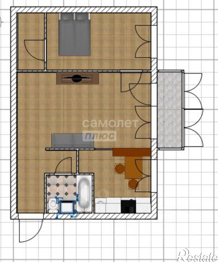 2-комн квартира переулок Липового, 64/2,  д. 64/2