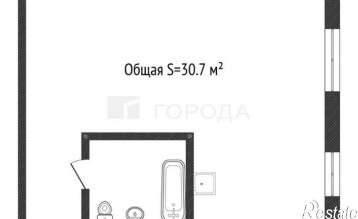 1-комн квартира улица Куйбышева, 2,  д. 2
