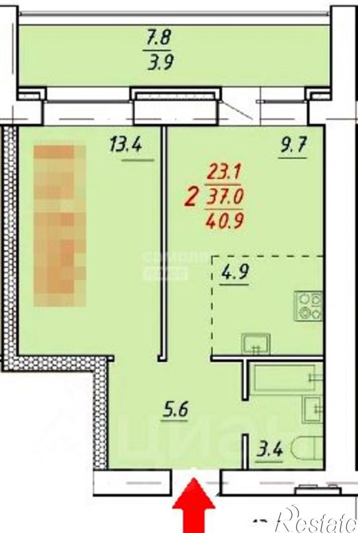 2-комн квартира Новоалтайск г., Титова ул., д.6, литер а