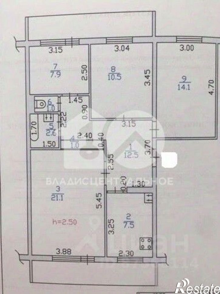 4-комн квартира А кв-л, 12,  д. 12