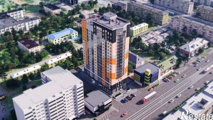 3-комн квартира в новом доме Барнаул, Северо-Западная улица, 48А